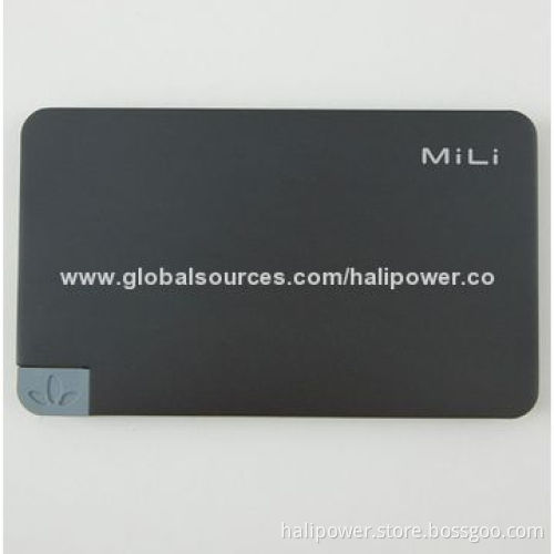 10,000mAh Capacity Ultra-thin Power Bank for Smart Phone